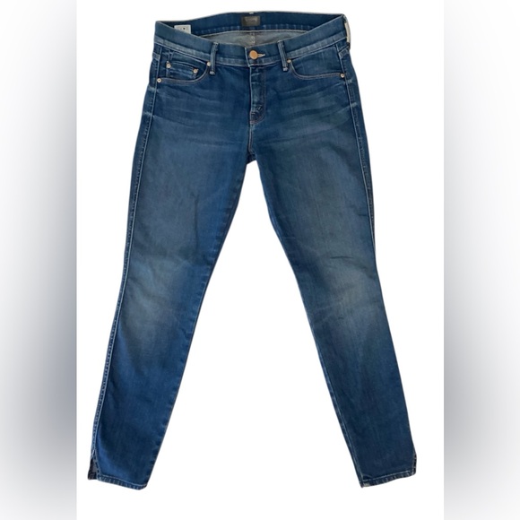 MOTHER Denim Jeans “The Vamp” Spiked Heels To Tractor Wheels Size 27 - Picture 1 of 6